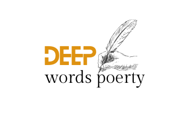 deep words poetry, logo